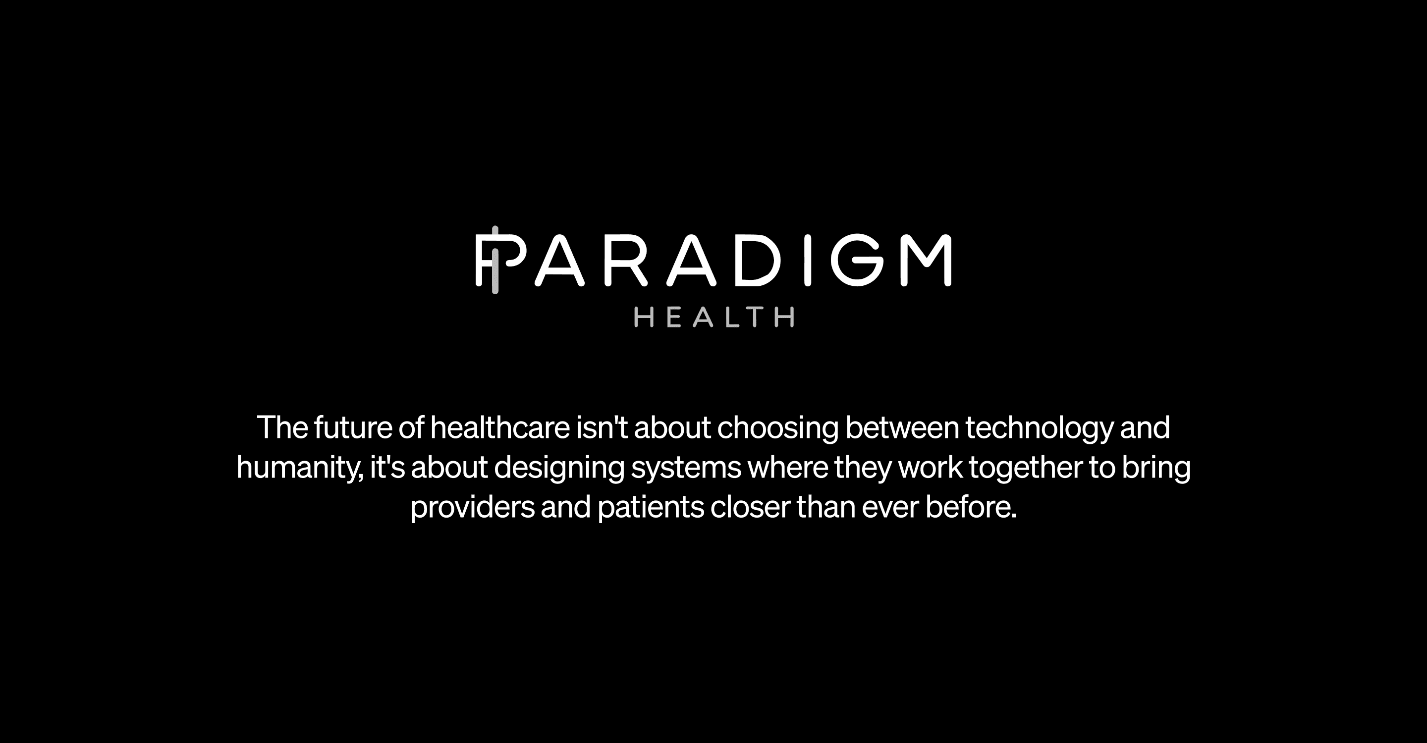 A connected system designed around the flow of care