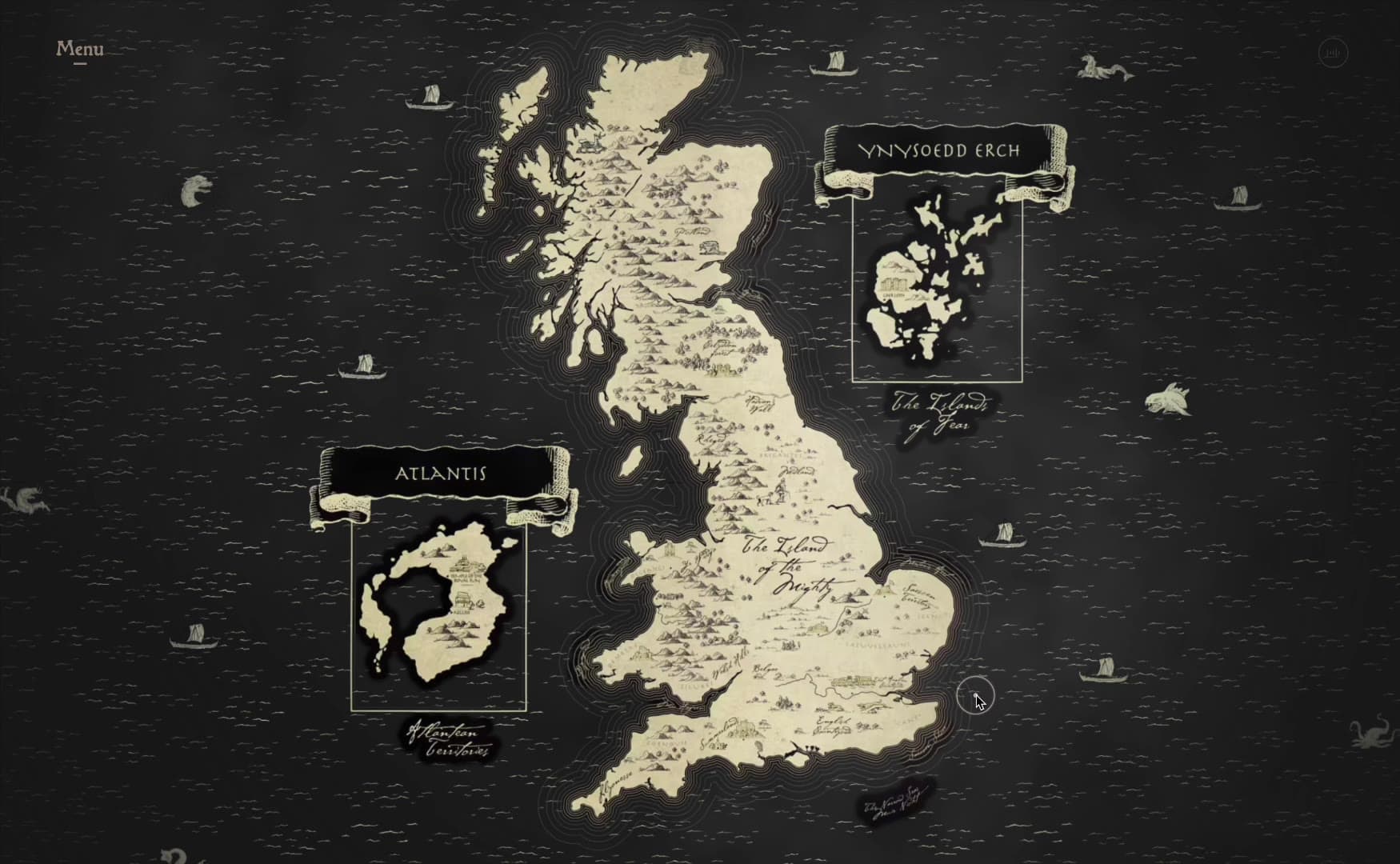 The world map, the lore made navigable
