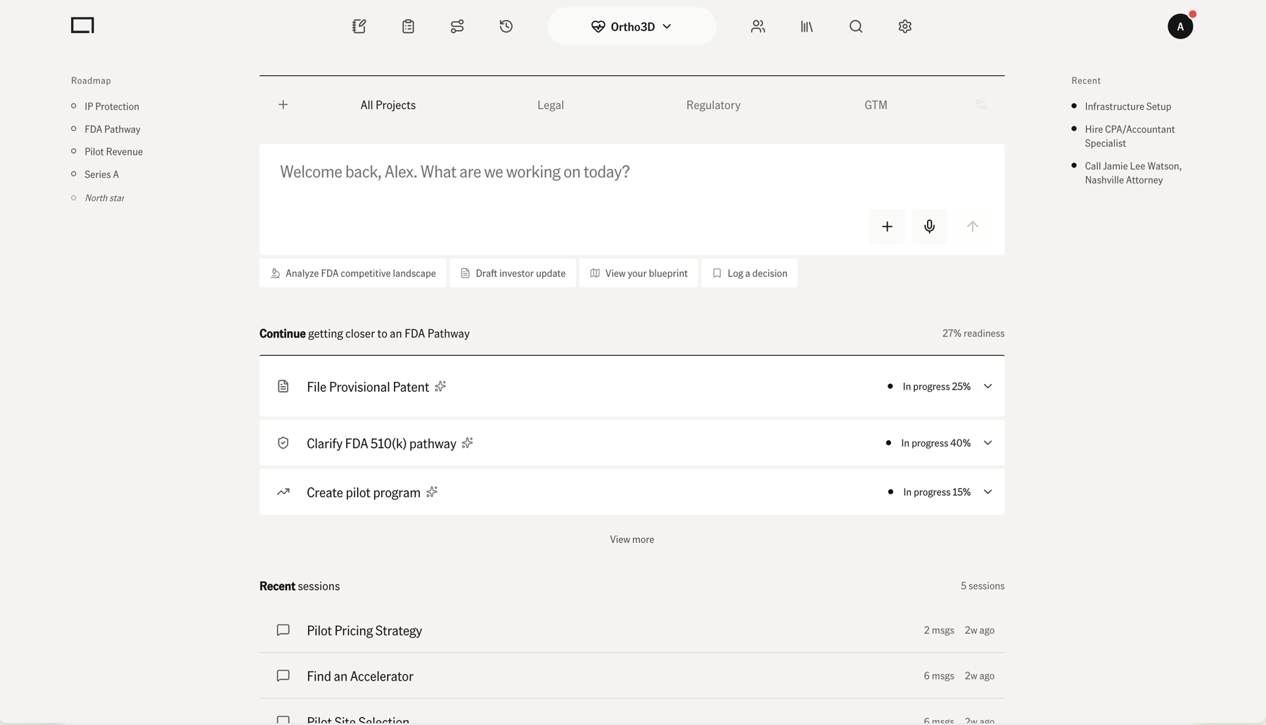 the.workshop — the command center, running a venture