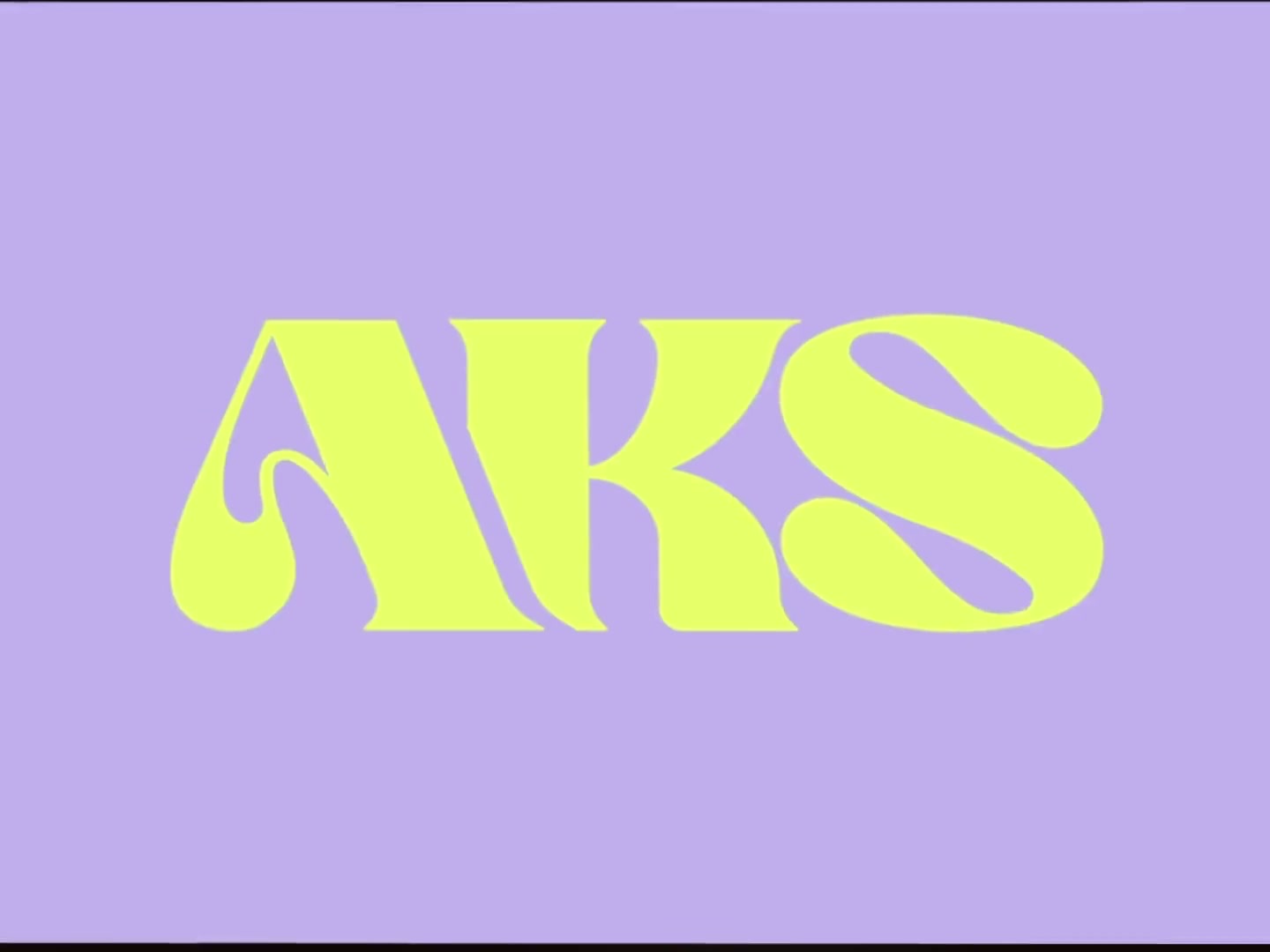 The AKS mark, April Knit Studio's custom identity
