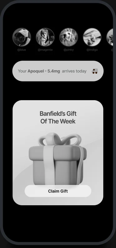 Banfield's gift of the week on the home feed