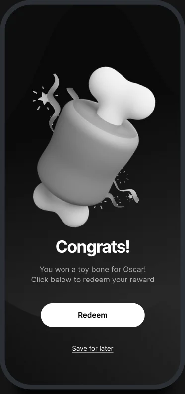 A toy bone won
