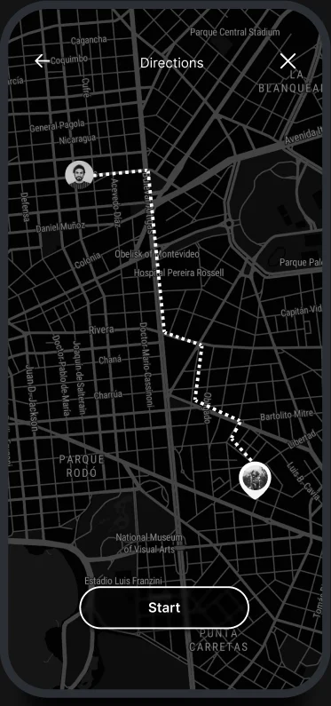 Directions to the meeting place