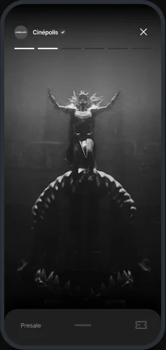 A clip in the feed